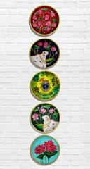 Pichwai Wall Plates (Set of 5)