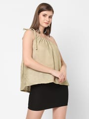 Linen One Shoulder