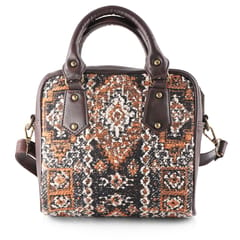 Damask Satchel Bag