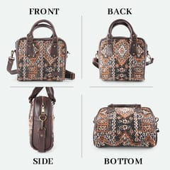 Damask Satchel Bag