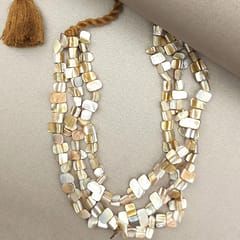 Sand Mother of Pearl Necklace