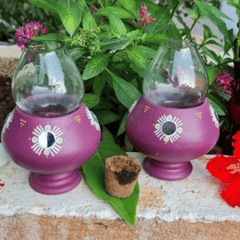 Traditional Oil Lamps (Set of 2)