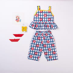 Girls printed co ords set Kattan Kids