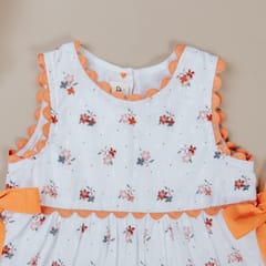 Kattan Kids floral peach dress girls