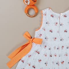 Kattan kids printed dress girls