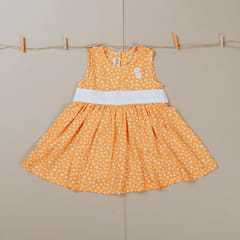 Kattan Kids Girls Orange Dress