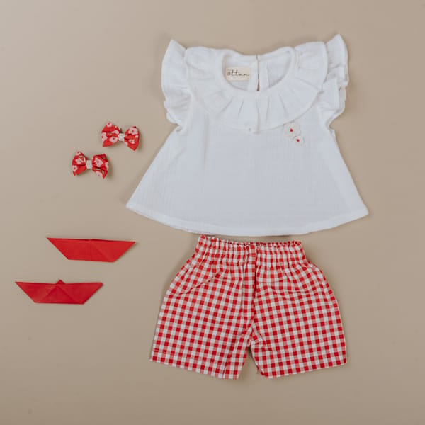 Girls Red & White Hello Kitty Co Ords