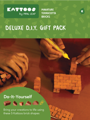 Miniature Terracotta Bricks DELUXE D.I.Y. GIFT PACK